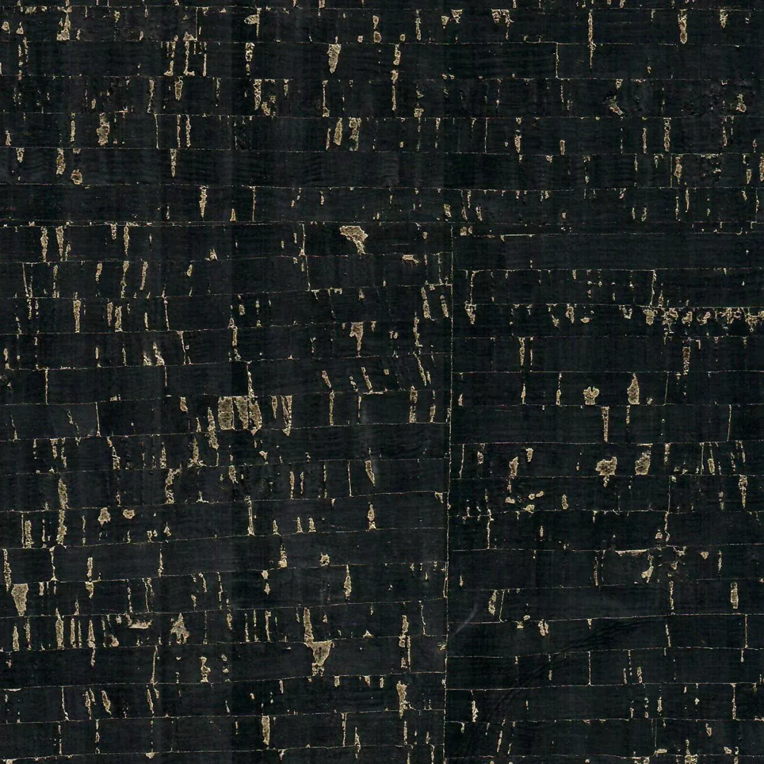 CHK Natural Black Gold Flecked Pro Cork 1/2 yard - HCFBLGO - Cork Fabric