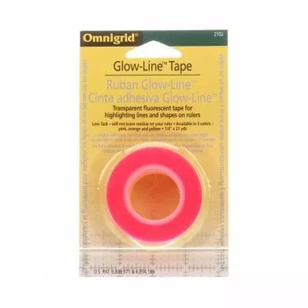 CHK Omnigrid Glow-Line Tape 1/4" x 21 yds - OG2102 - Tape