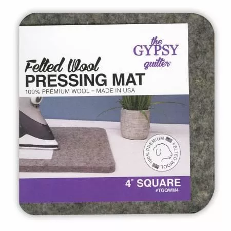 CHK Wool Pressing Mat 4in x 4in x 1/2in Thick # TGQWM4
