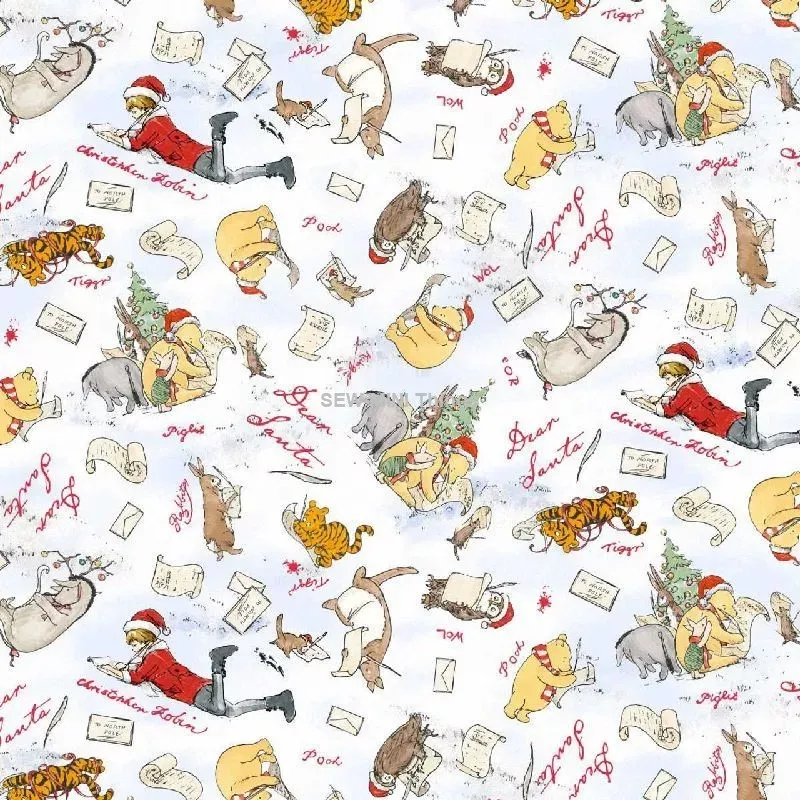 CHRISTMAS ON POOH CORNER FROM STUDIO E FABRICS