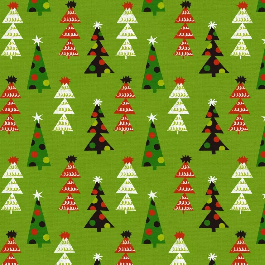 Christmas Town Polka Dot Tree- Green