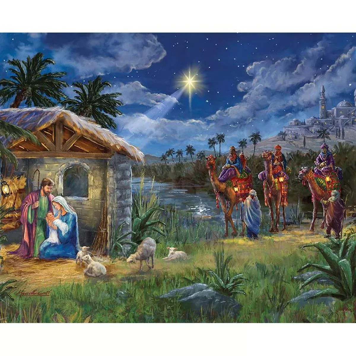 Christmas Wishes-Panel