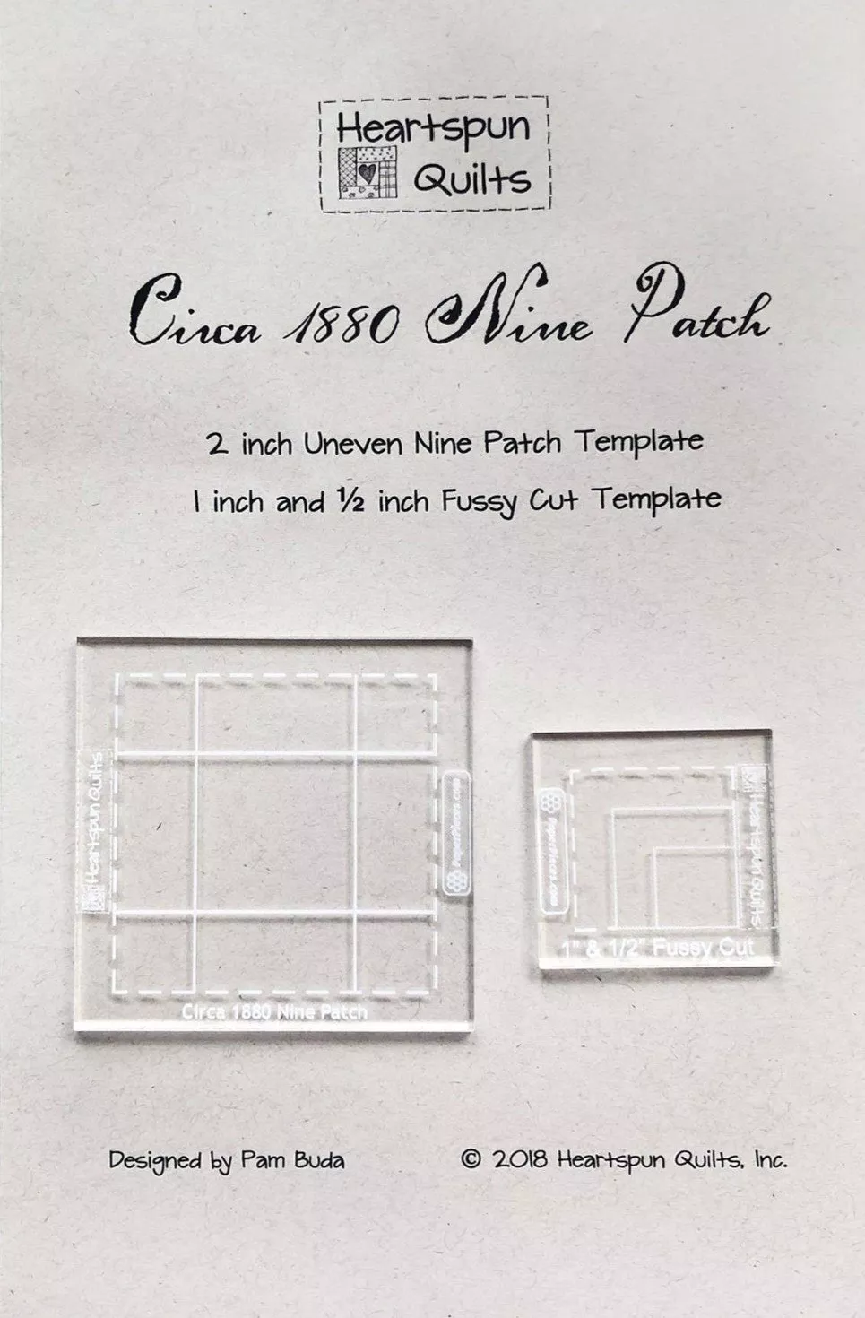 Circa 1880 Nine Patch Template Set