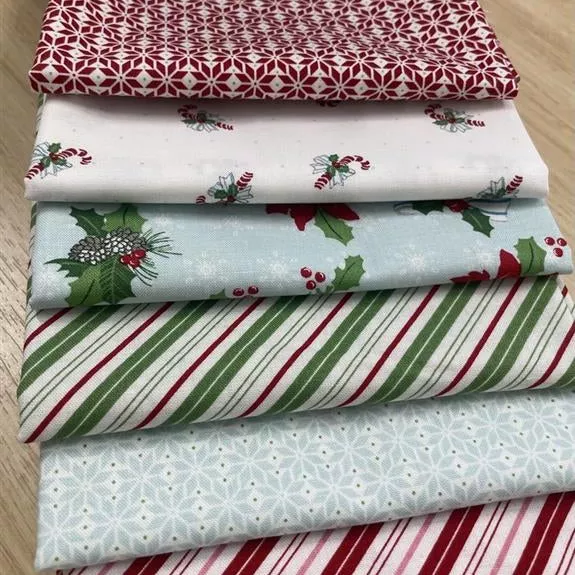 Claus & Co Fat Quarter Fabric Bundle (6)