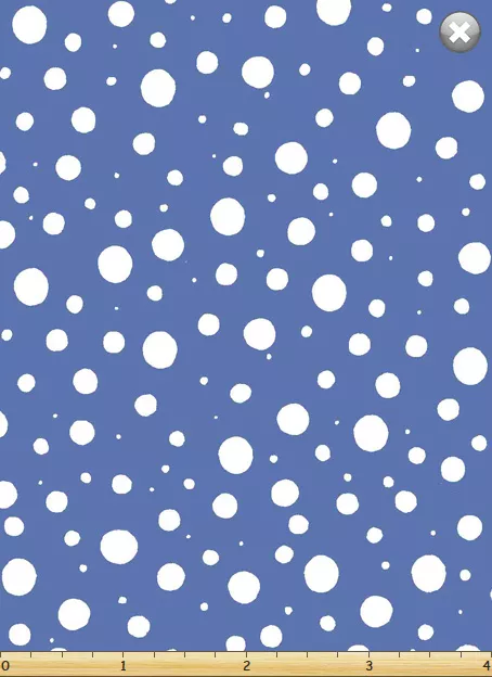 Clothworks Susybee Irregular Dots SB20171-740 Medium Blue ^
