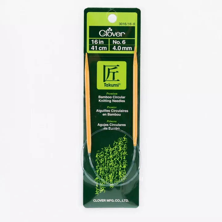 Clover - 1616-6 Circular Needle Size 6 16in