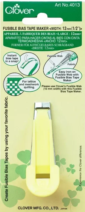Clover - Fusible Bias Tape Maker 1/2"