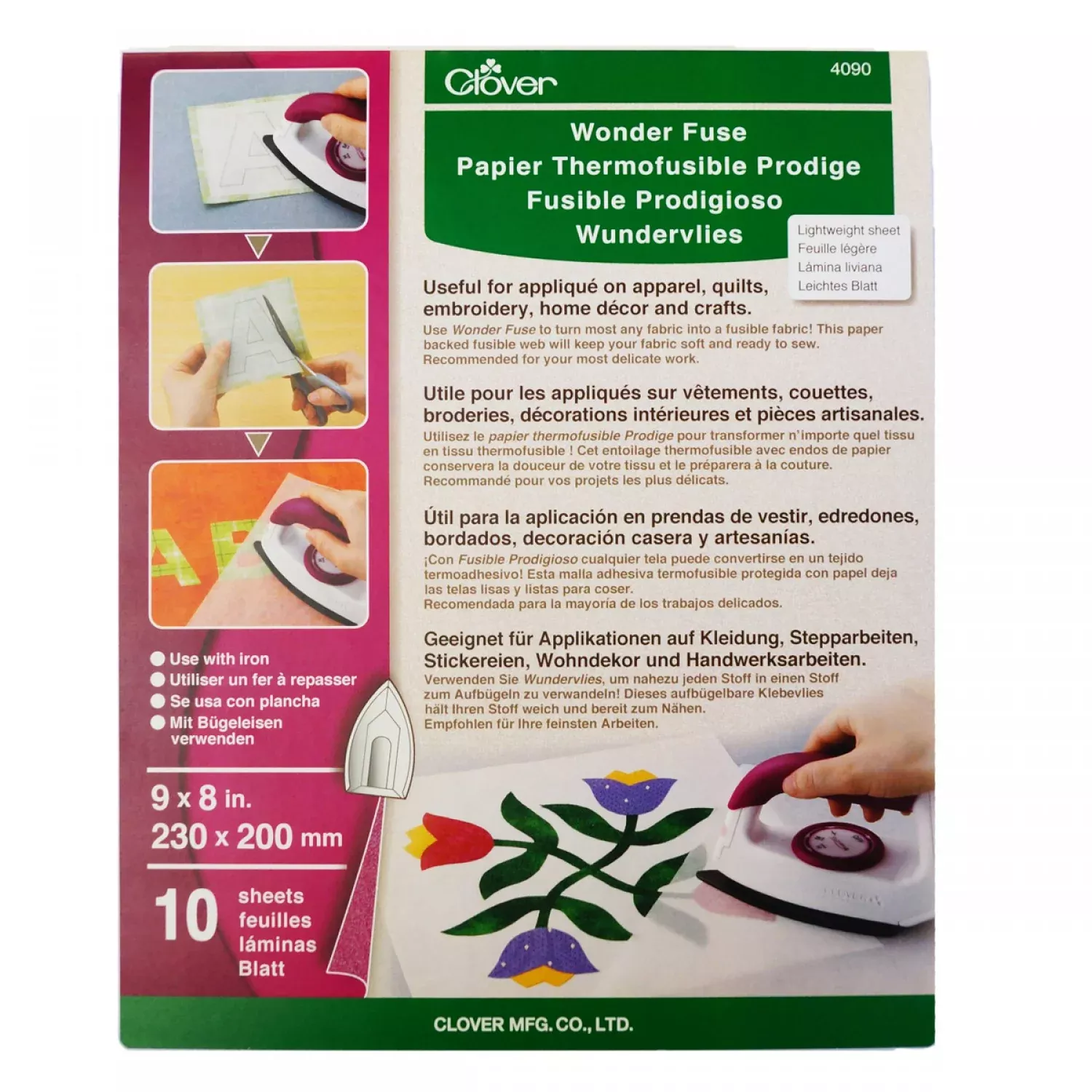 Clover Wonder Fuse 10 Sheets