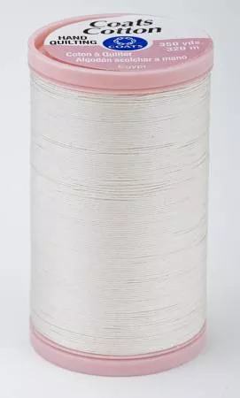 Coats Cotton Hand Quilting Thread 350 yds Natural S9808010