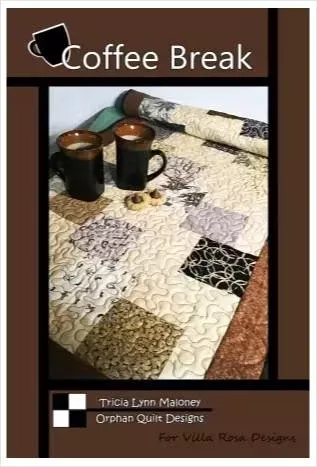 Coffee Break Runner Pattern by Villa Rosa Designs (26" x 61") VRDOQ035
