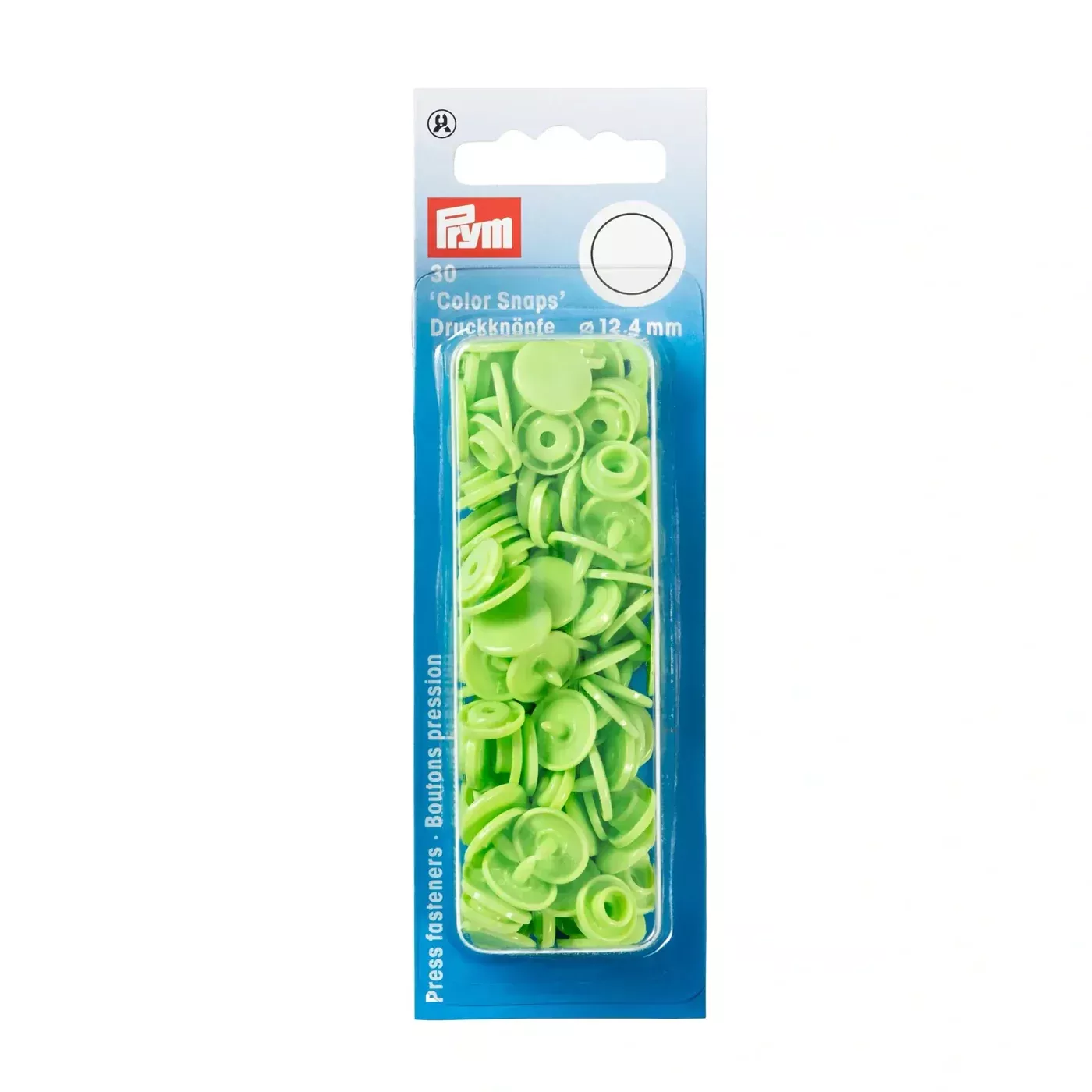 COLOR Snaps 12.4 mm Apple 30pc
