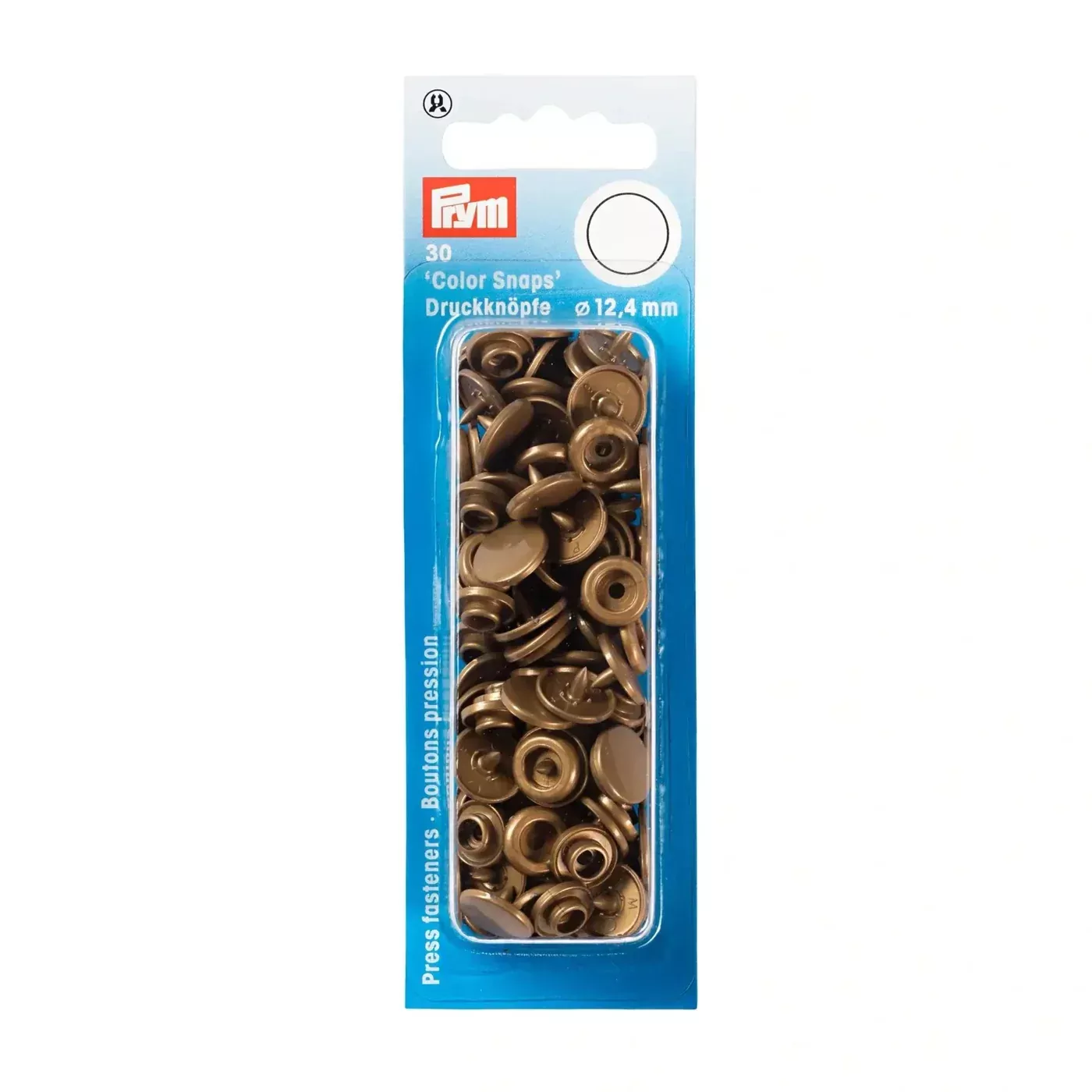COLOR Snaps 12.4 mm Gold 30pc