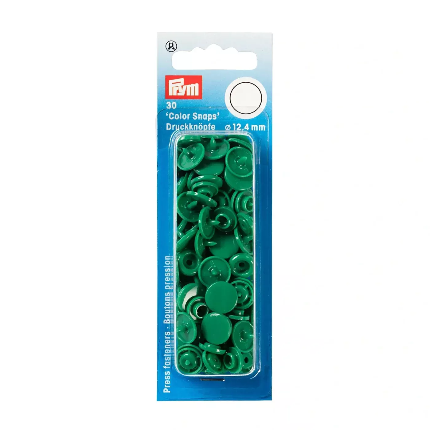COLOR Snaps 12.4 mm Grass 30pc