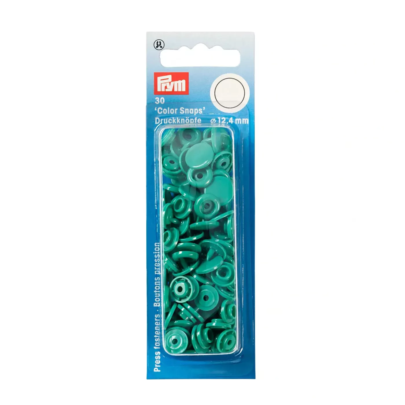 COLOR Snaps 12.4 mm Green 30pc