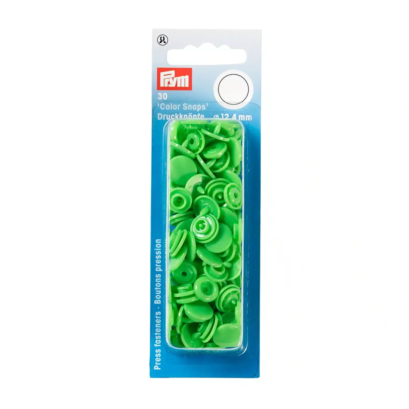 COLOR Snaps 12.4 mm Light Green 30pc