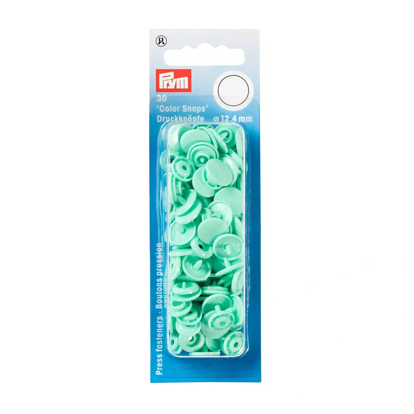 COLOR Snaps 12.4 mm Mint 30pc