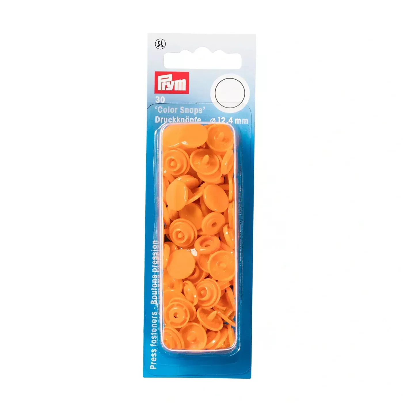 COLOR Snaps 12.4 mm Orange 30pc
