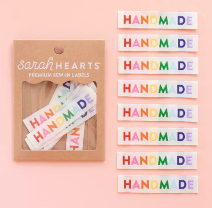 Colorful Handmade Labels - Rainbow