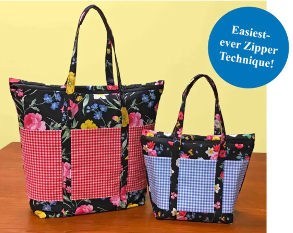 Cooler Grocery Tote & Insulated Lunch Tote Pattern by Nancy Zieman