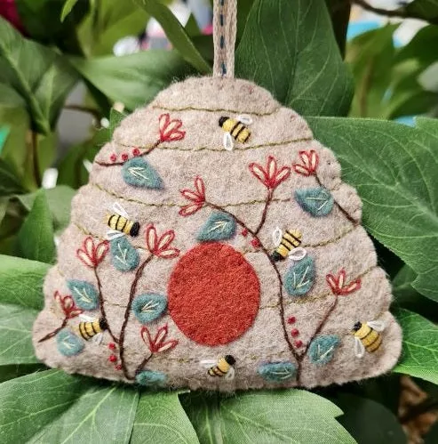 Corinne Lapierre Embroidered Beehive Kit