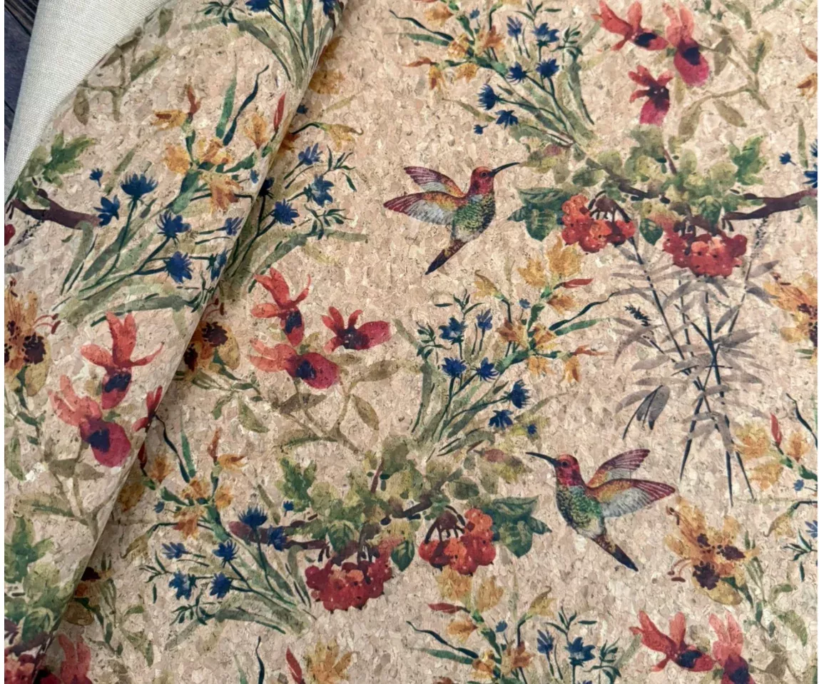 Cork Fabric in Colibri-18x27"