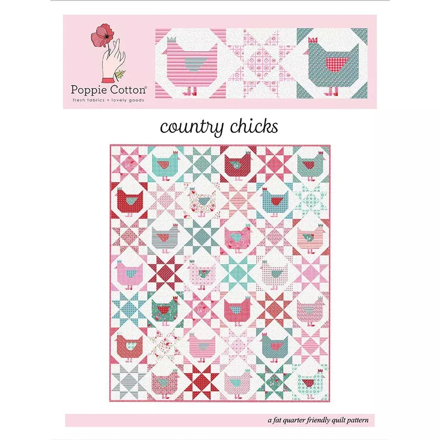 Country Chicks Quilt Pattern by Poppie Cotton