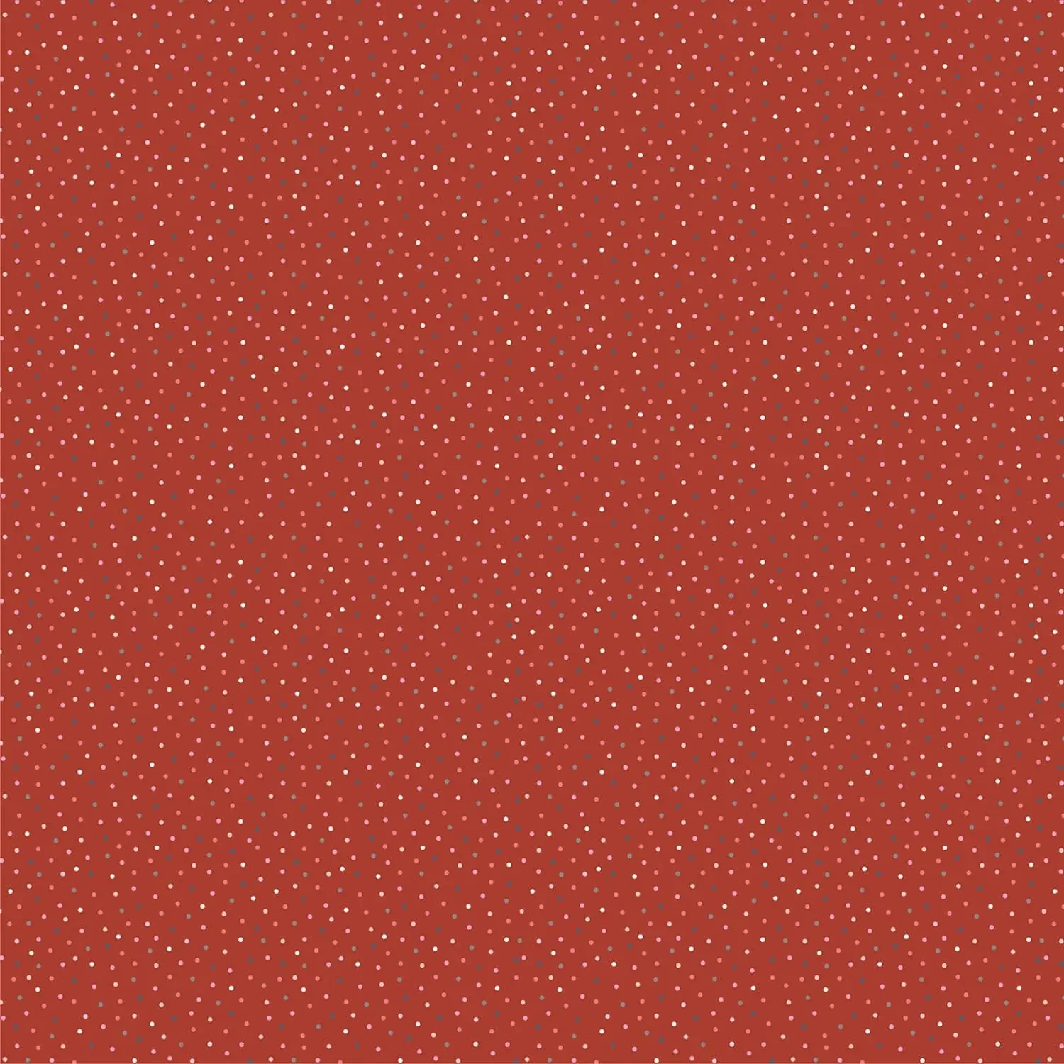 Country Confetti by Poppy Cotton - Speckled Hen Red CC20182