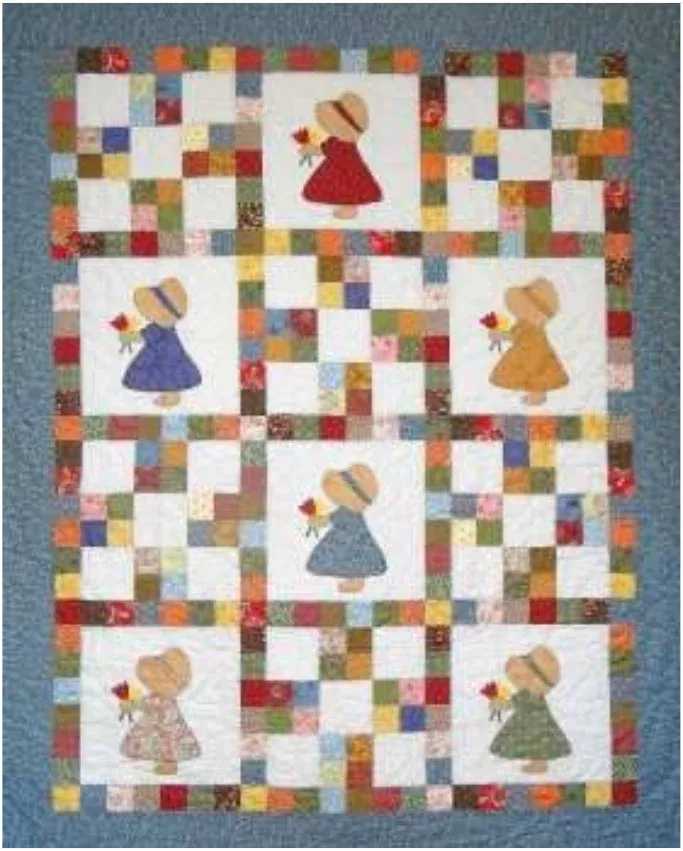 Country Girls Quilt Pattern by Cottage Quilt Designs