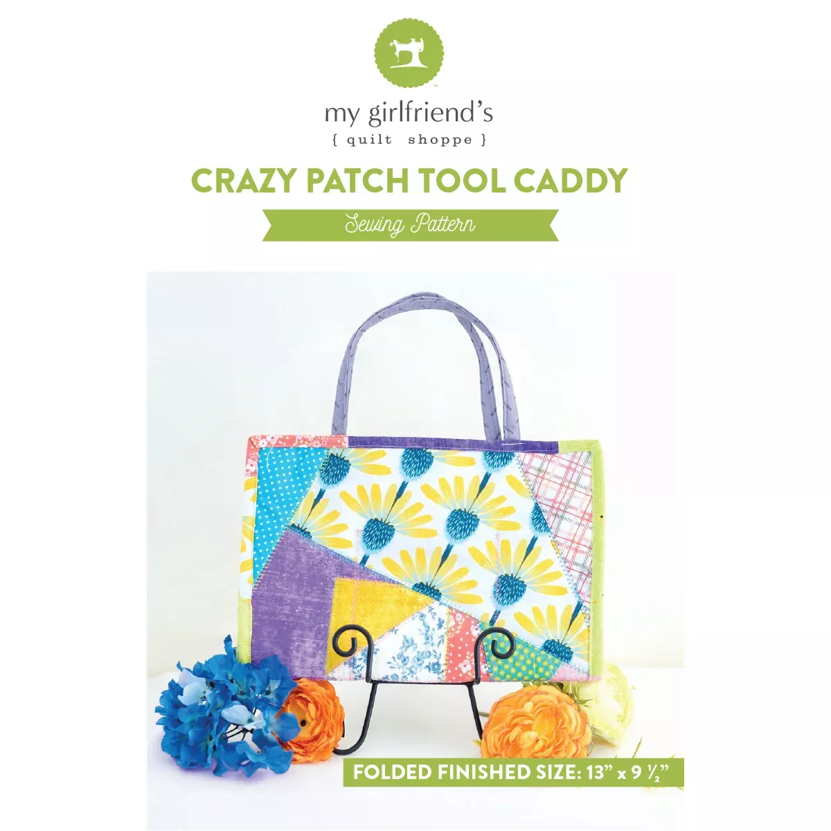 Crazy Patch Tool Caddy (Downloadable Sewing Pattern)