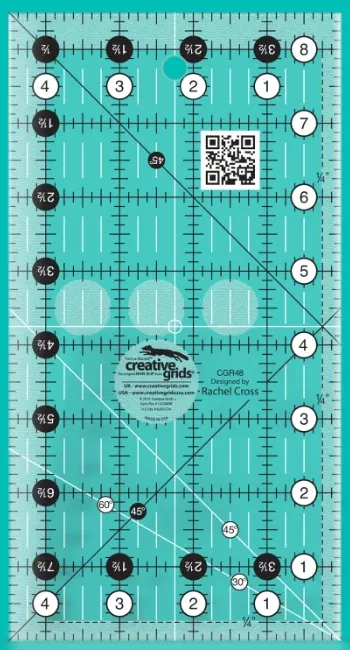 Creative Grids - CGR48 4 1/2" x 8 1/2" Ruler