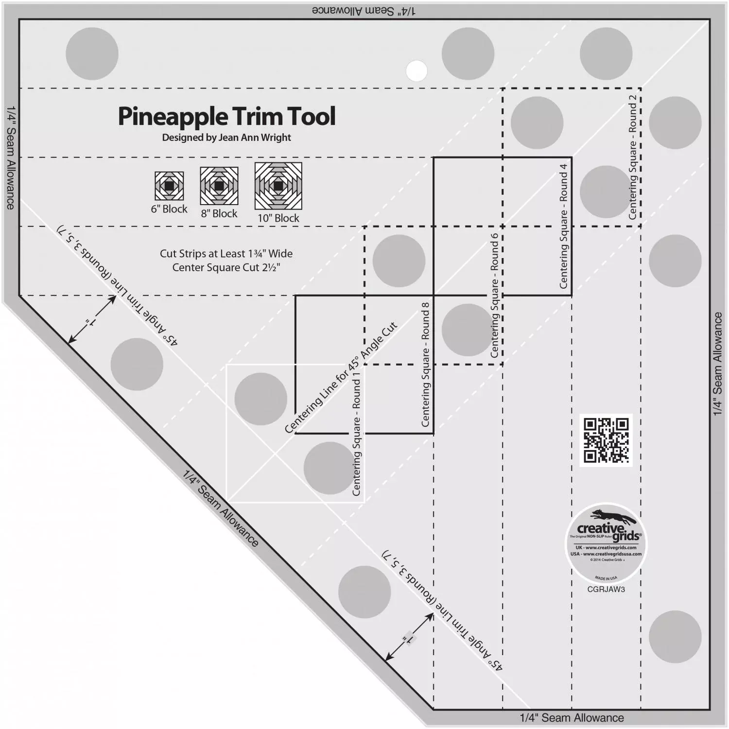 Creative Grids Pineapple Trim Tool - CGRJAW3