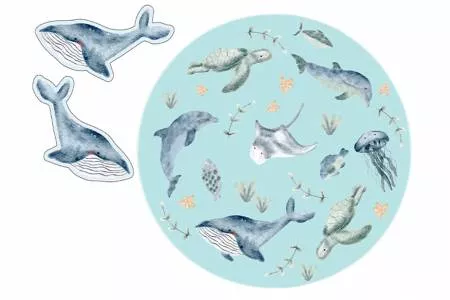 Cuddle 3 Sea Life Panel 69
