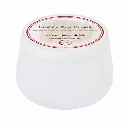 Cue Creator Collection Scented Candle 3.5oz Bobbin for Apples