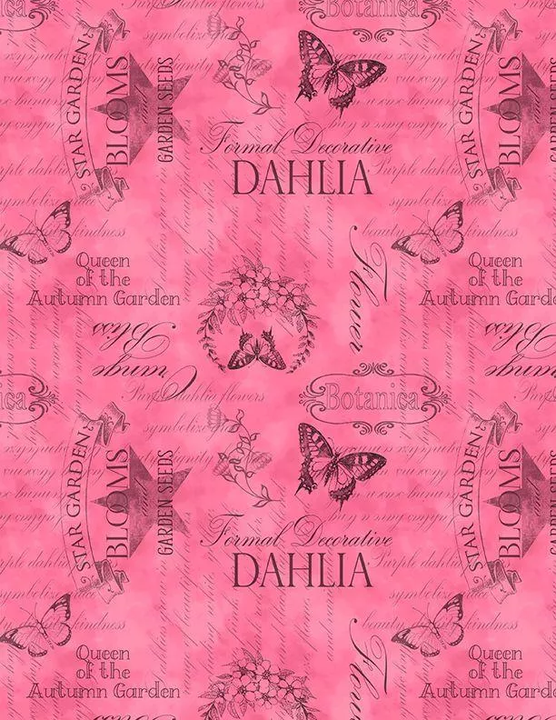 Dahlia Bontanica - Wilmington - Ephemera Pink 1665-33927-339