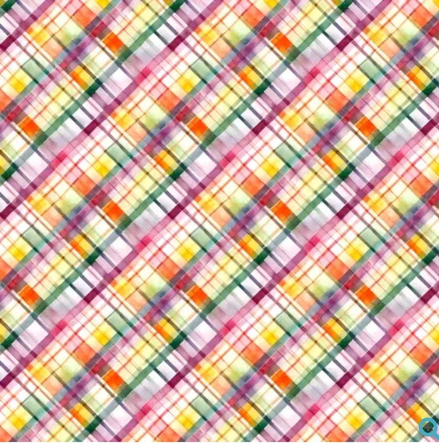 Dahlia Botanica-Diagonal Plaid Multi