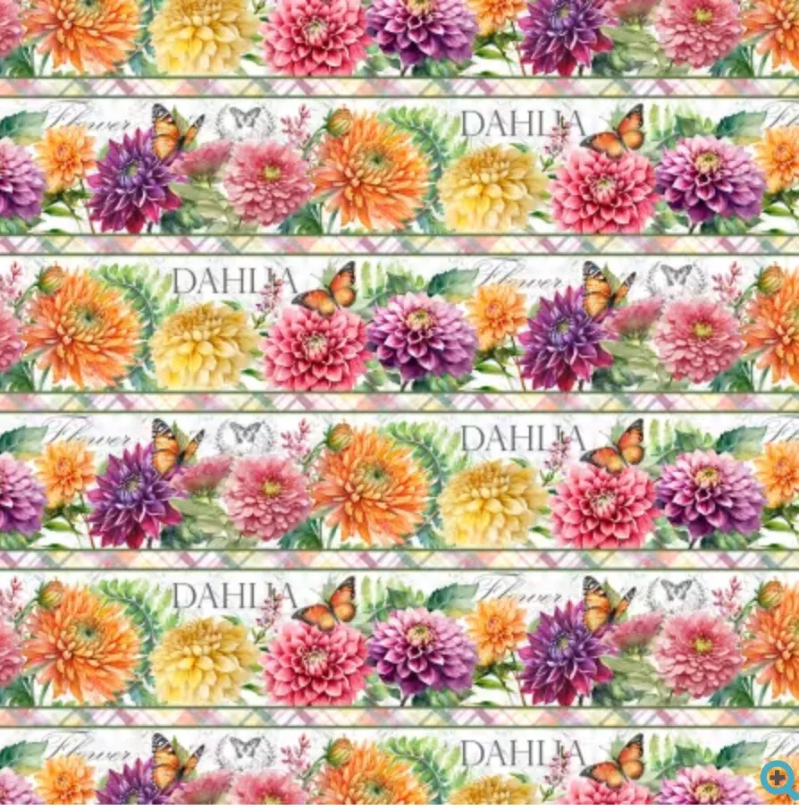 Dahlia Botanica-Repeating Stripe