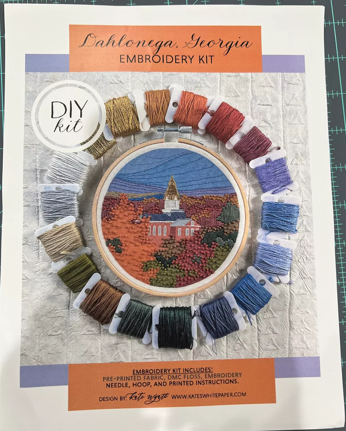 Dahlonega, Georgia Embroidery Kits