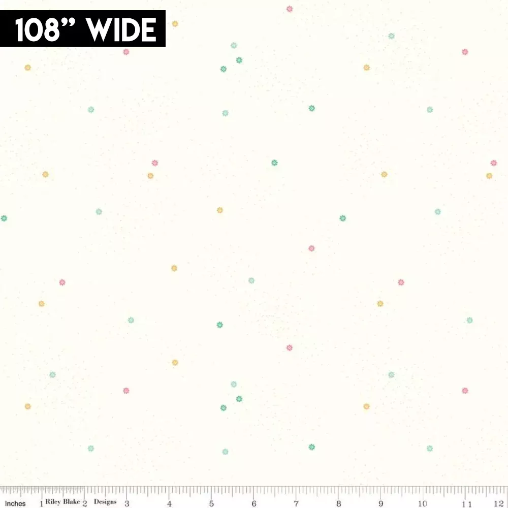 Dainty Daisy - Wide Back Dainty Daisy On Cloud Pastel 108" | WB700-PASTEL