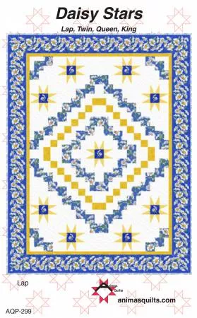 Daisy Stars Quilt Pattern by Animas Quilts Publishing AQP-299