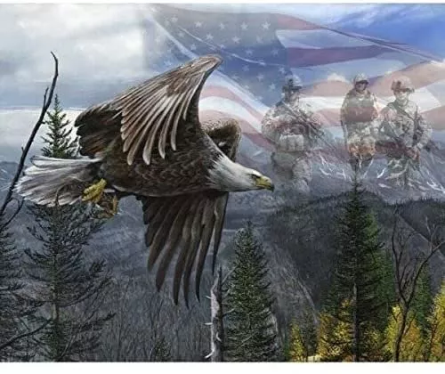 David Textiles Free Like an Eagle 36 inch BW-0099-7C-1 ^