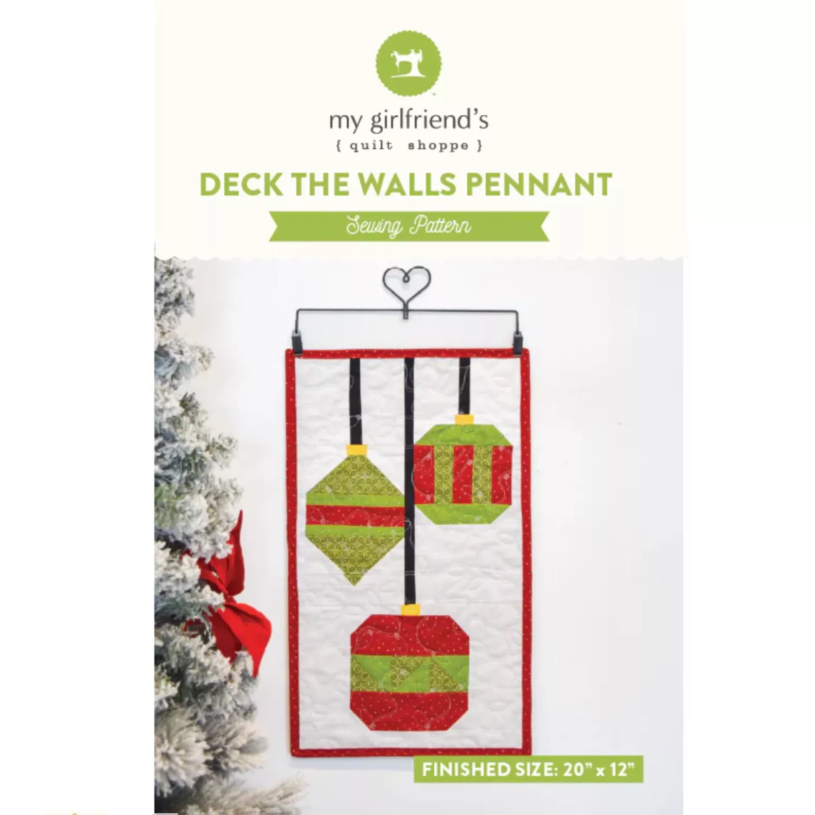 Deck The Walls Pennant (Downloadable Sewing Pattern)