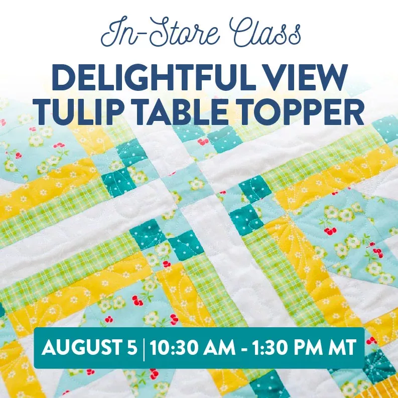 Delightful View Tulip Table Topper Class (In-store)
