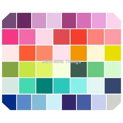 DESIGNER ESSENTIAL SOLIDS 2.5″ SQ TULA PINK FOR FREE SPIRIT