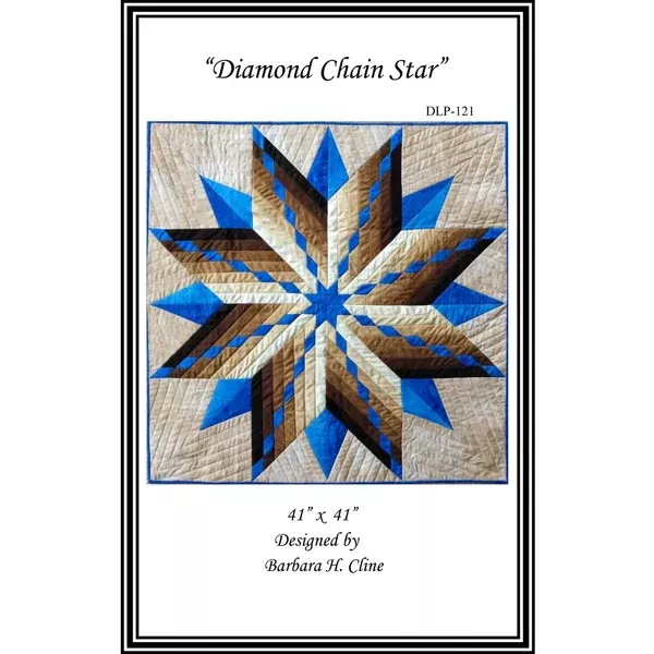 Diamond Chain Star Pattern by Barbaraa H. Cline