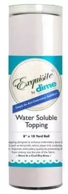 Dime Exquisite Water Soluble Topping 8" x 12 Yard H490812K ^