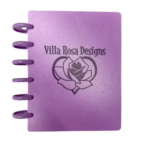 Discbound Storage Binder : Purple With Villa Rosa Logo - #VRDSBPUVR