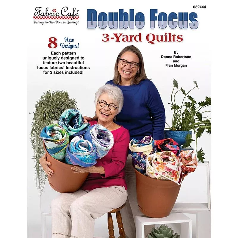 Double Focus 3-Yard Quilts Quilt Book from Fabric Cafe