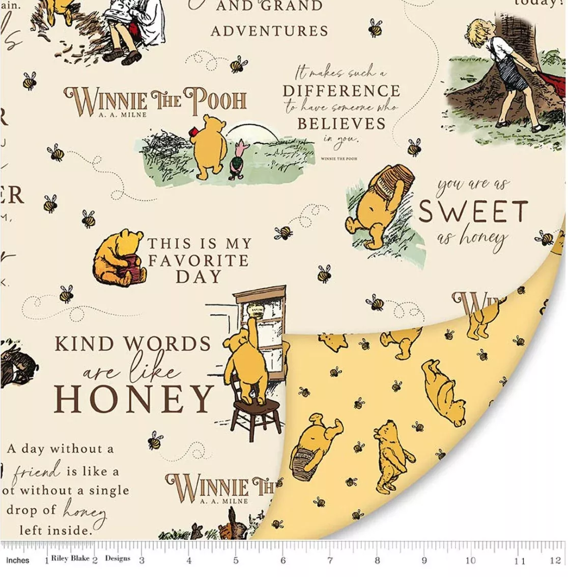 Double Lush Velvet 58/60 Winnie the Pooh