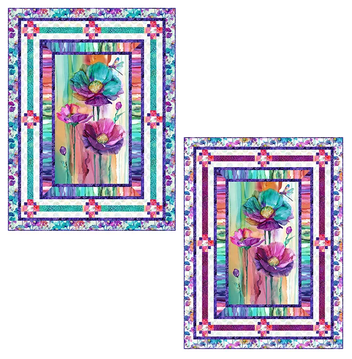 Dragonfly Flower by Windmill Quilts PTN3352