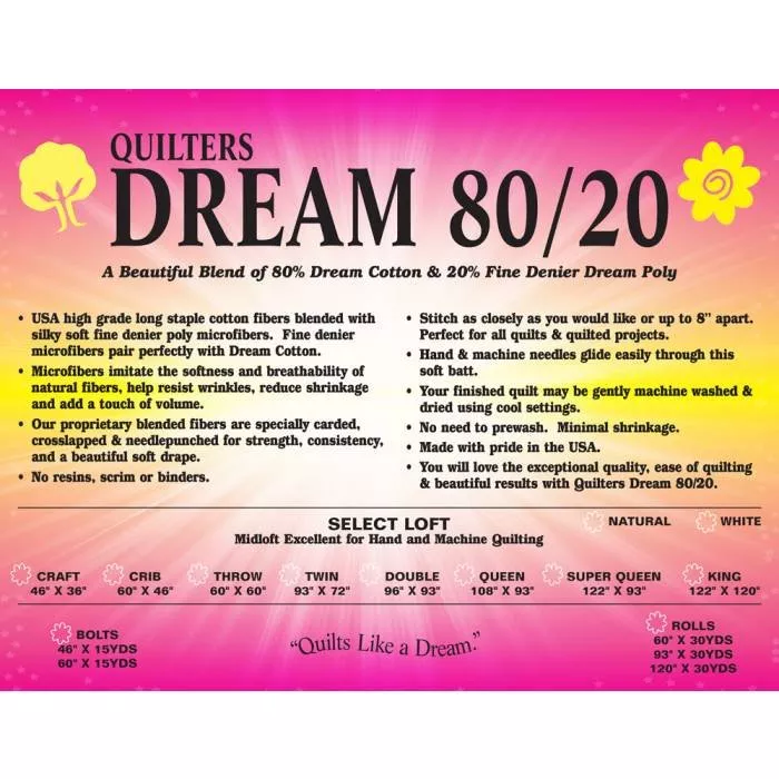 Dream 80/20 Select Craft White